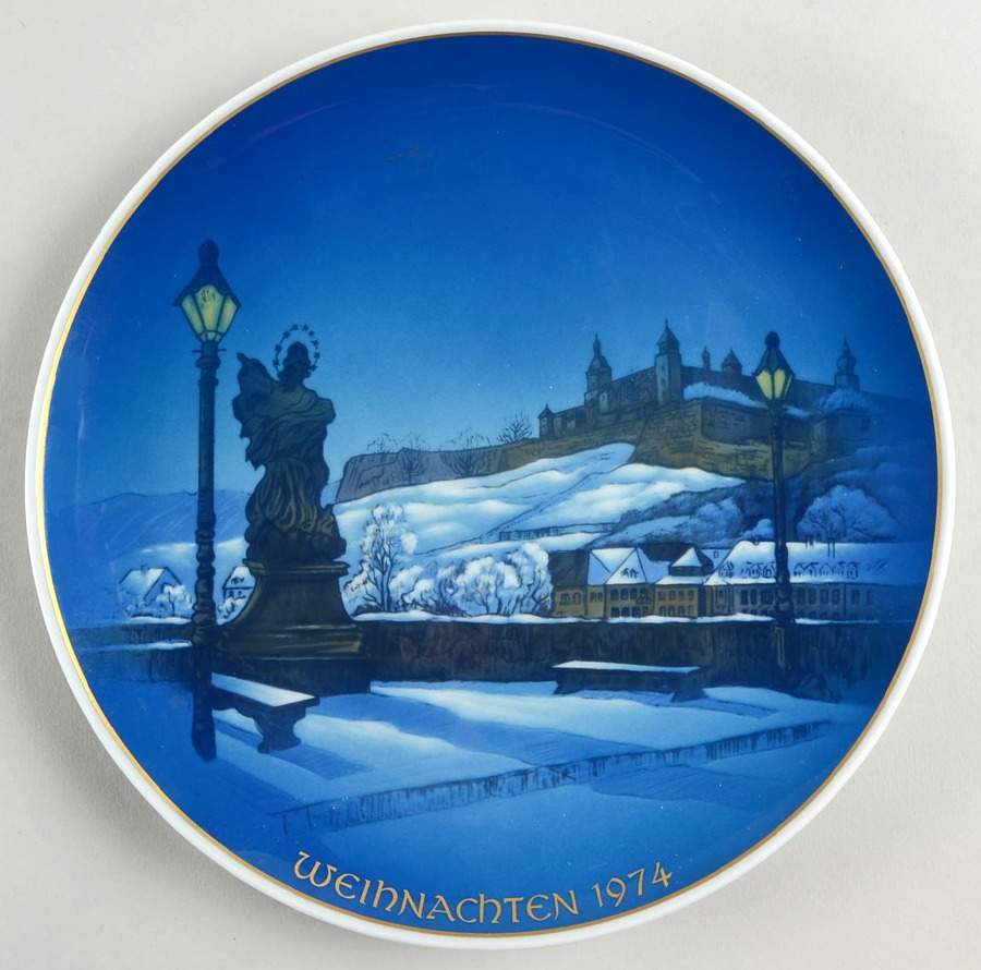 Rosenthal Christmas Plate Christmas In Wurzburg - No Box by Rosenthal - Continental-1