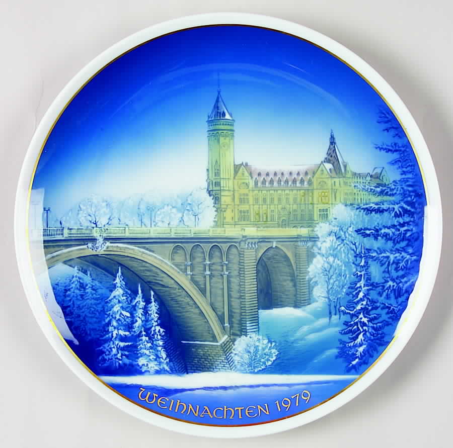 Classic Rose Christmas Cathedral In Luxembourg - No Box by Rosenthal - Continental-1