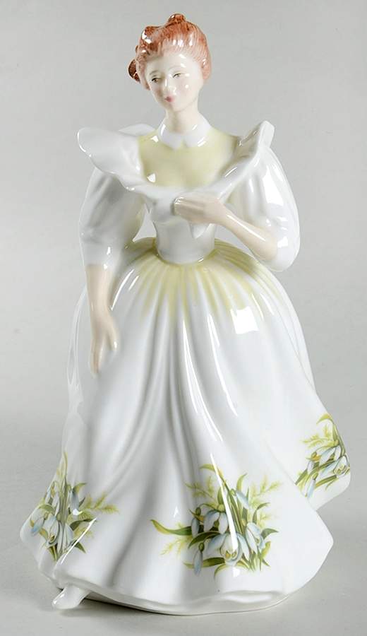 Flower of The Month January - No Box by Royal Doulton-1