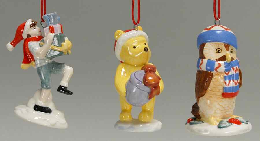 Winnie The Pooh-Series #2 Ornaments-Pooh Christopher Owl - Boxed by Royal Doulton-1