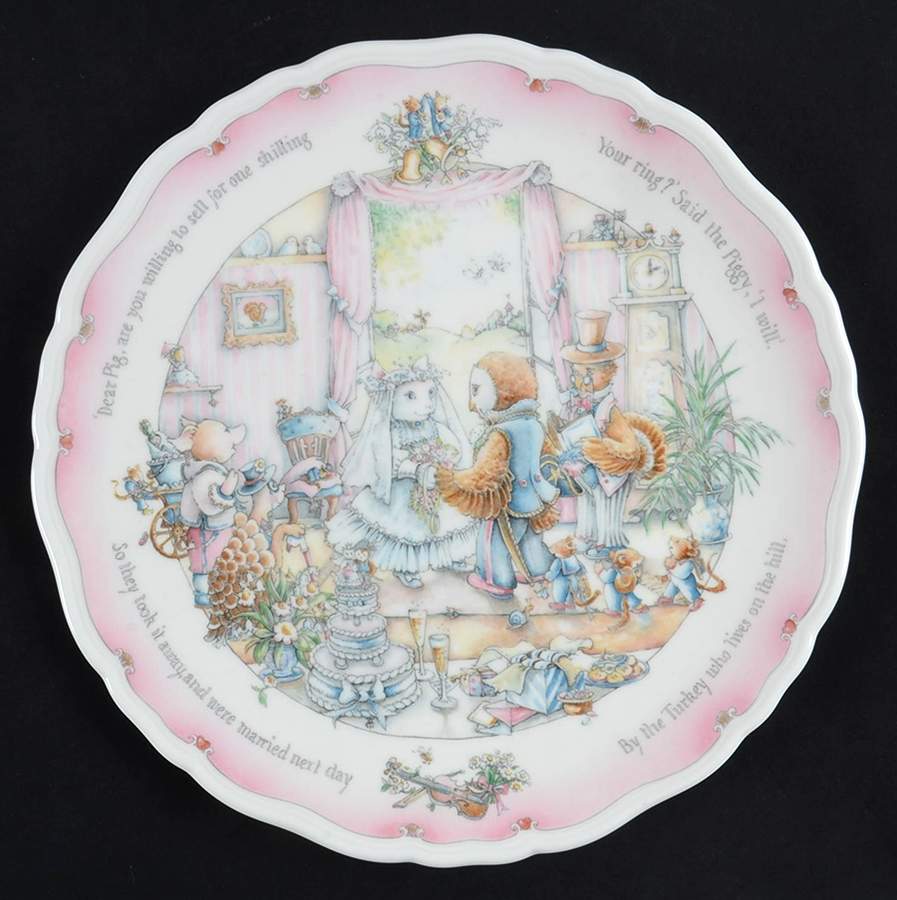 The Owl and The Pussy-cat Dear Pig, Are You Willing To Sell  - No Box by Royal Doulton-1