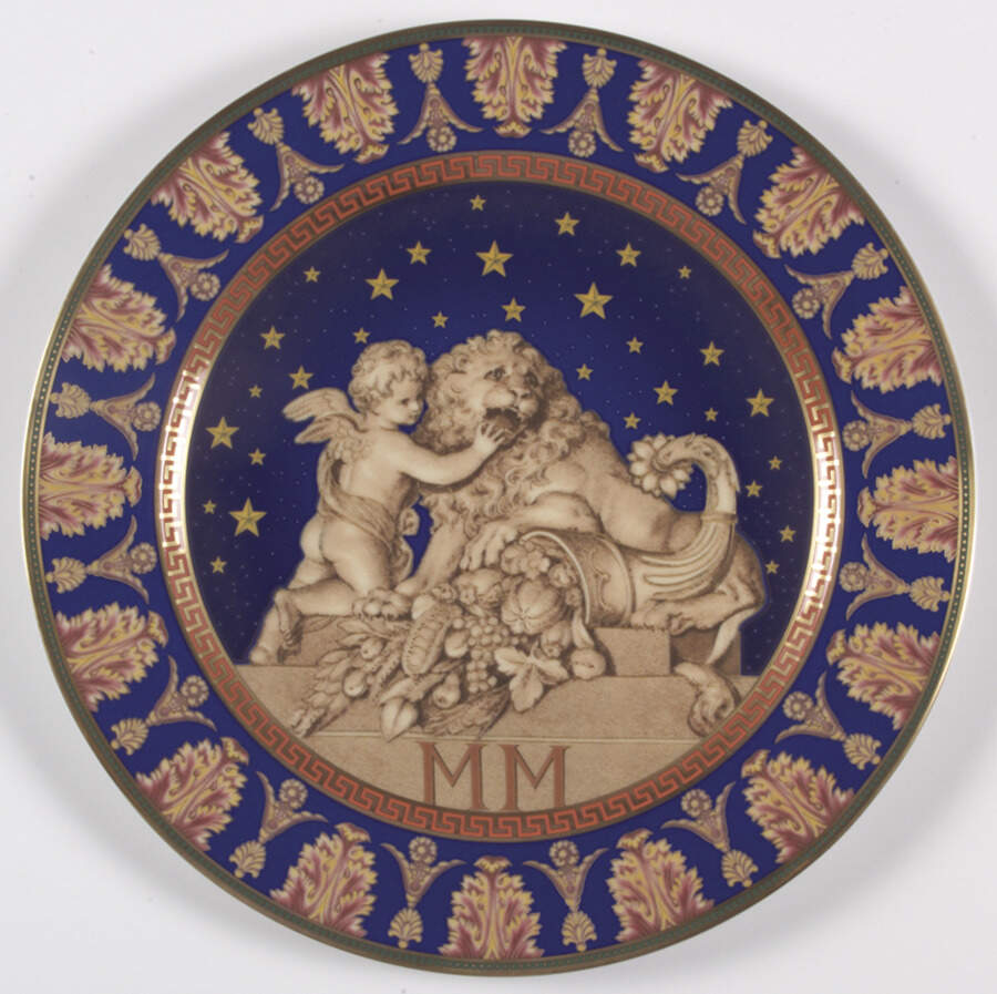 Versace Christmas Plates Christmastide - Boxed by Rosenthal - Continental-1