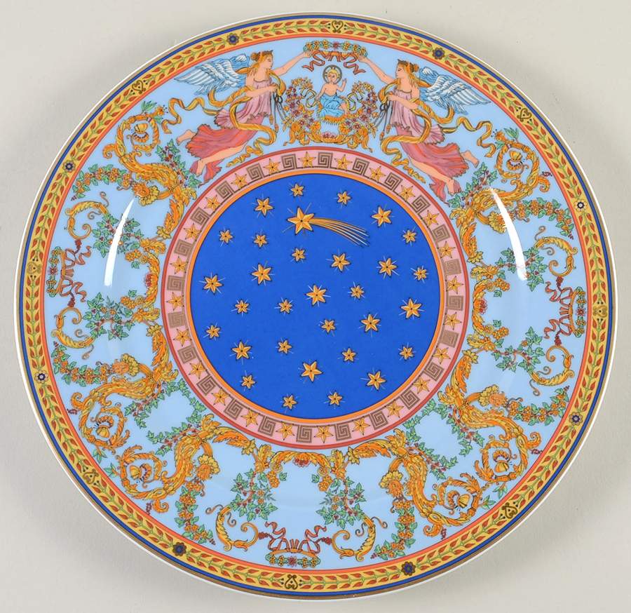 Versace Christmas Plates Nativity - No Box by Rosenthal - Continental-1