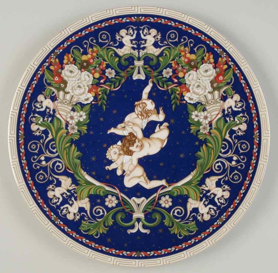 Versace Christmas Plates Holiday Spirit - Boxed by Rosenthal - Continental-1