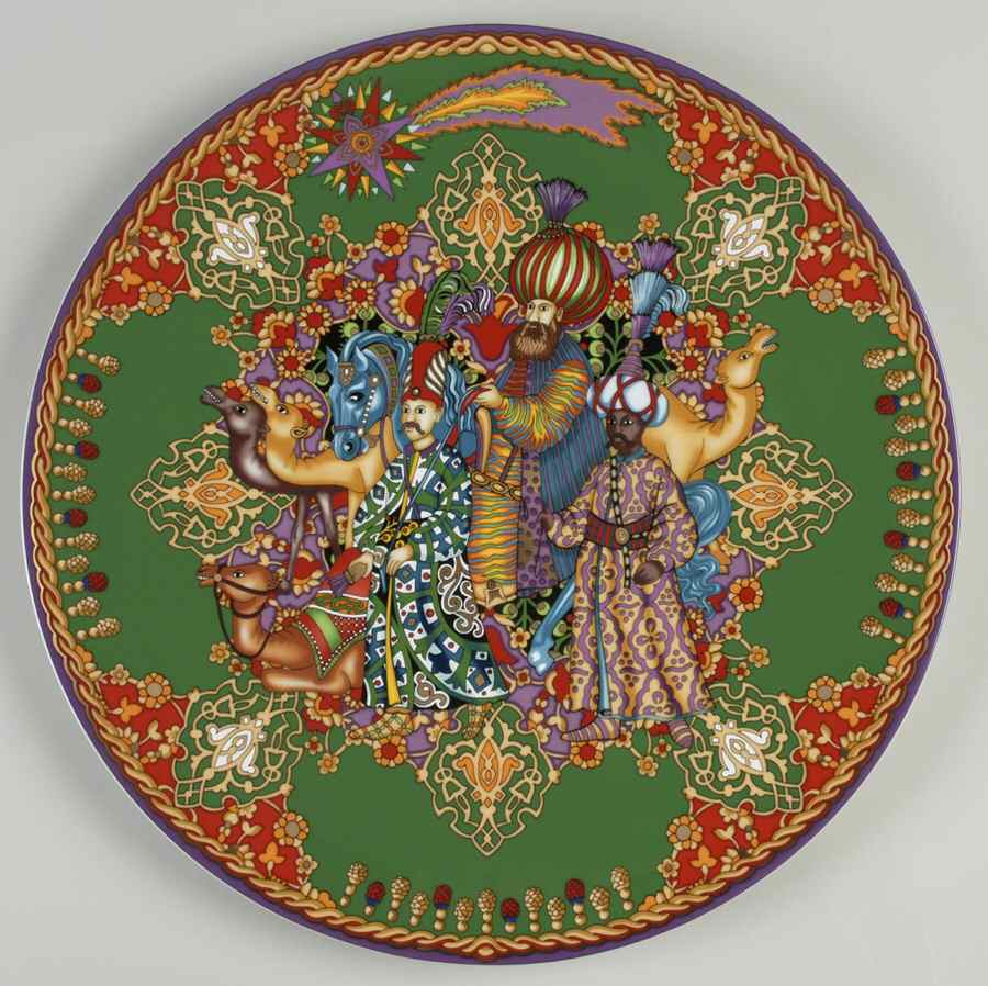 Versace Christmas Plates It's Christmas - Boxed by Rosenthal - Continental-1