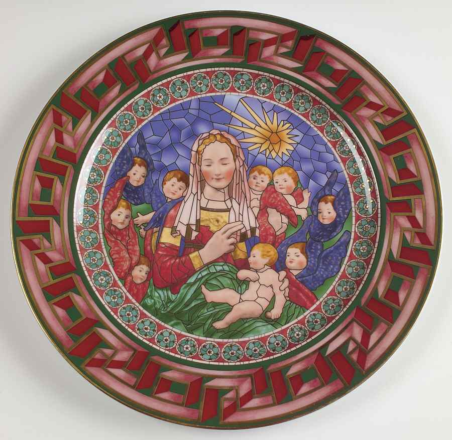 Versace Christmas Plates God Is Born - Boxed by Rosenthal - Continental-1