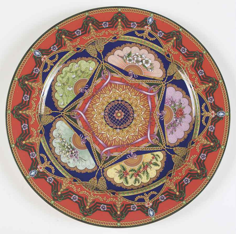 Versace Christmas Plates Peace - Boxed by Rosenthal - Continental-1