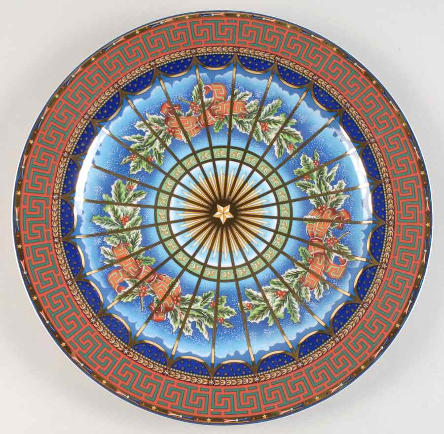 Versace Christmas Plates Silent Night - No Box by Rosenthal - Continental-1