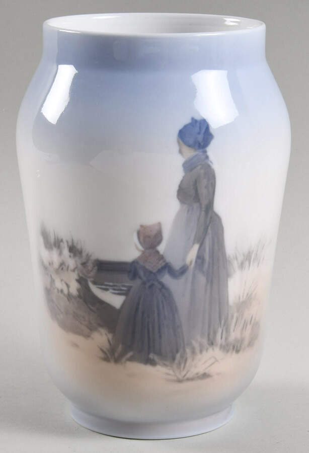 Royal Copenhagen Vase Girls From Fanoe Vase - No Box by Royal Copenhagen-1