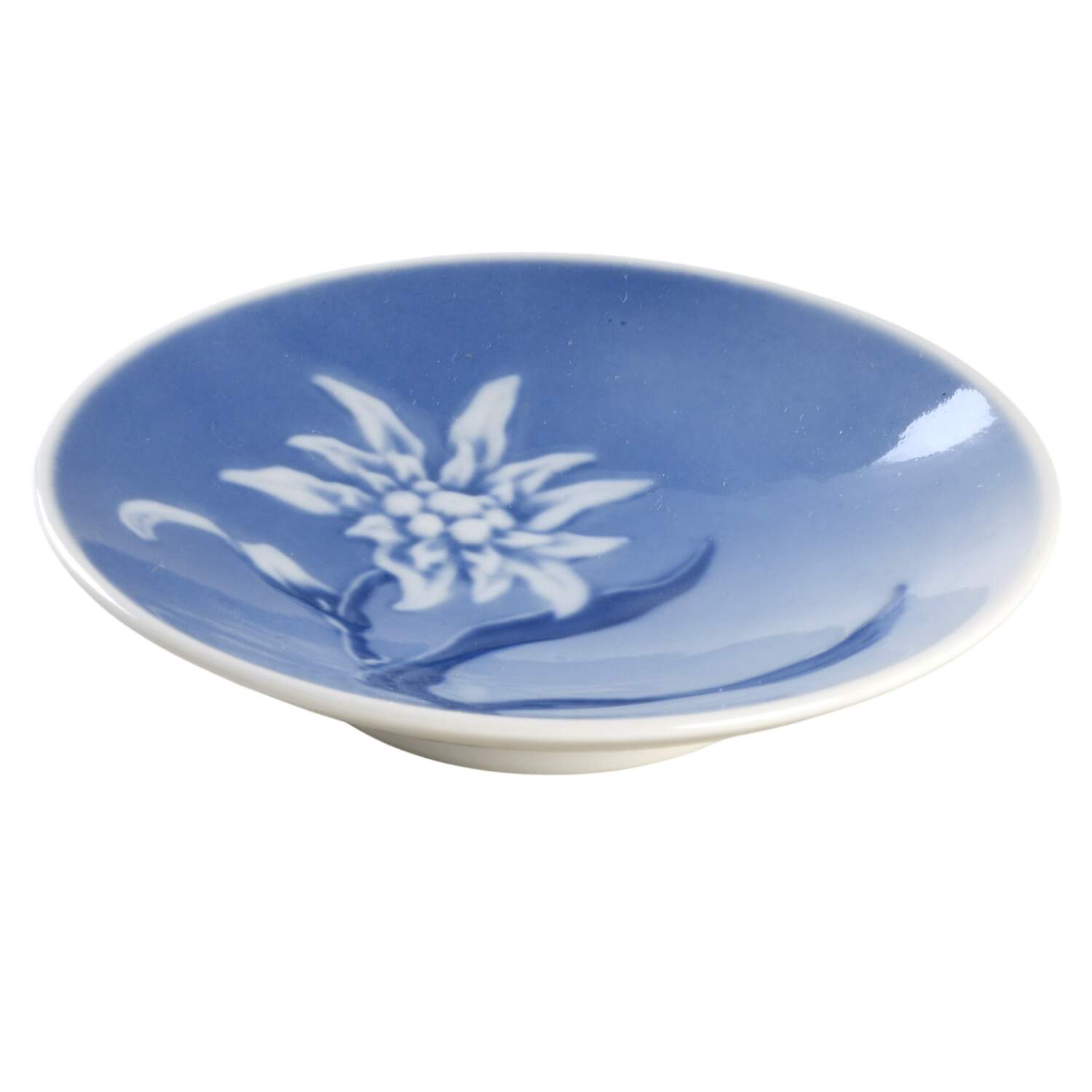 Royal Copenhagen Giftware Floral Tray-Edelweiss - No Box by Royal Copenhagen-1