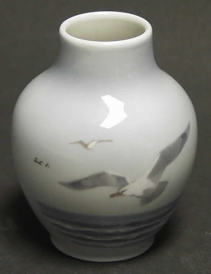 Royal Copenhagen Vase Seagull Seascape Vase - No Box by Royal Copenhagen-1