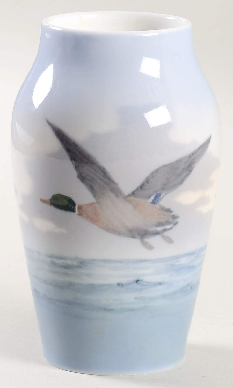 Royal Copenhagen Vase Flying Ducks Scene Vase - No Box by Royal Copenhagen-1
