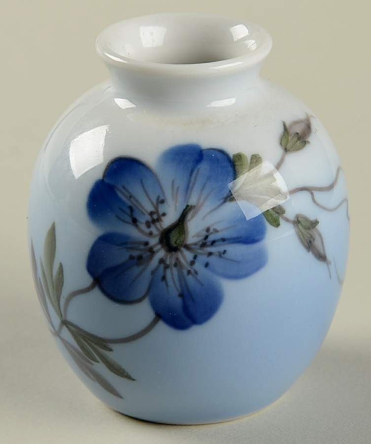 Royal Copenhagen Vase Cranesbill Floral Vase - No Box by Royal Copenhagen-1