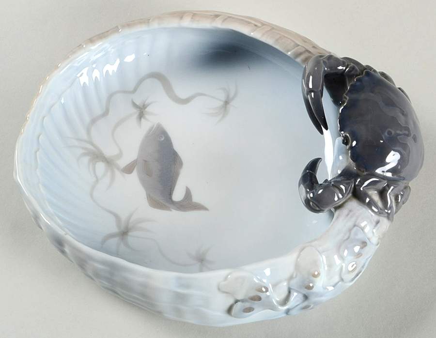 Royal Copenhagen Giftware Crab Bowl - No Box by Royal Copenhagen-1
