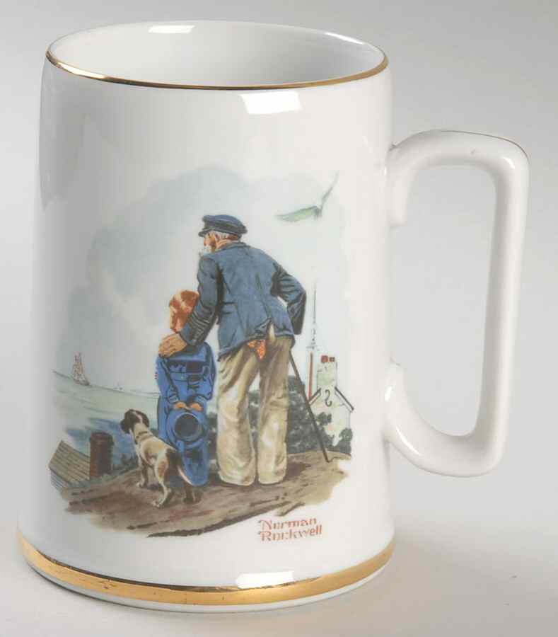 Seafarers Looking Out To Sea - No Box by Rockwell Museum-1