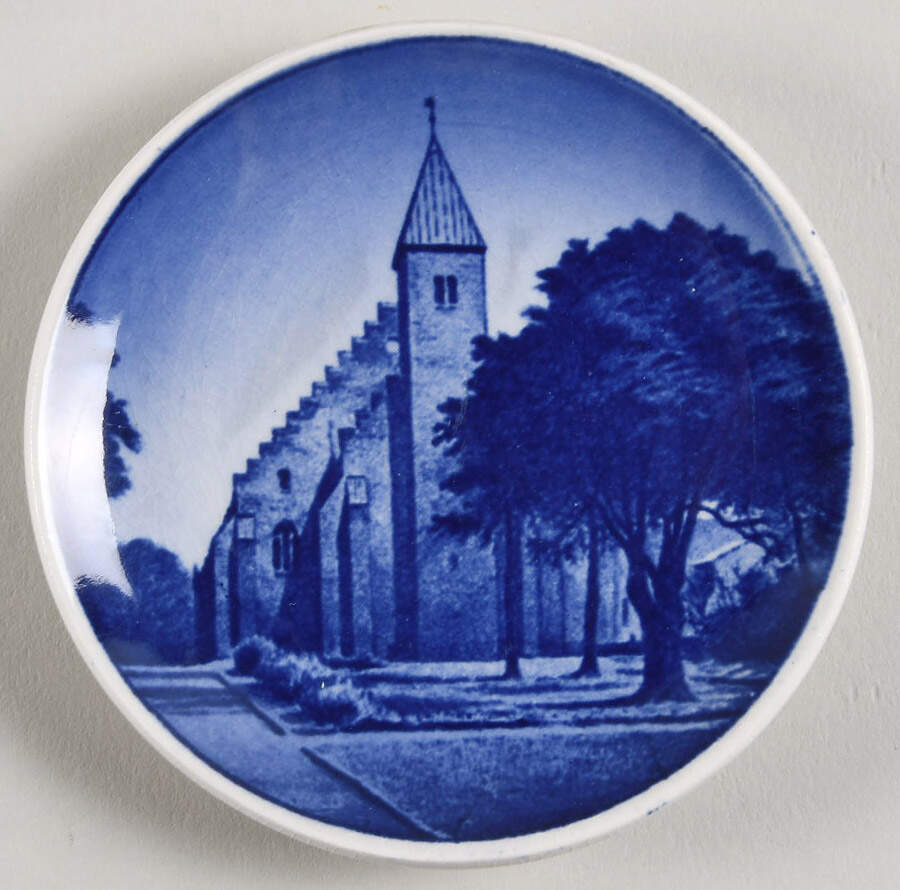 Danish & Nordic Plaquettes-2010 Series Maribo Domkirke-Maribo Cathedral - No Box by Royal Copenhagen-1