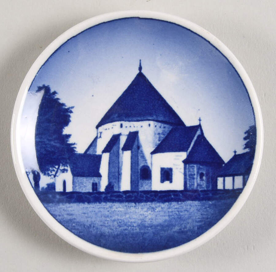 Danish & Nordic Plaquettes-2010 Series Osterlars Kirke, Bornholm - No Box by Royal Copenhagen-1