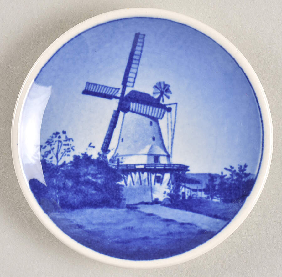Danish & Nordic Plaquettes-2010 Series Dybbol Molle - Dybbol Mill - No Box by Royal Copenhagen-1