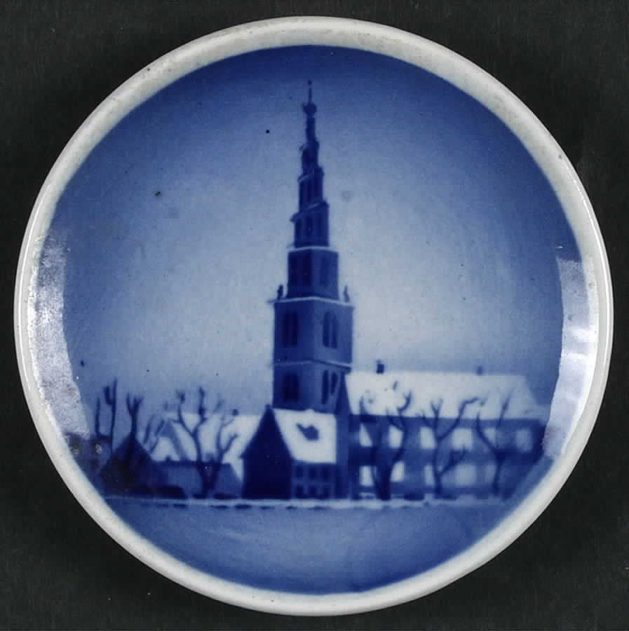 Aluminia Christmas Plaquettes Our Saviour Church - No Box by Royal Copenhagen-1