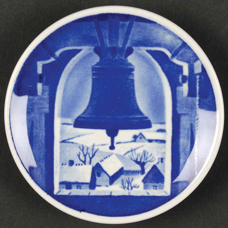 Danish & Nordic Plaquettes-2010 Series Hvidovre Kirketaarn - Church Tower - No Box by Royal Copenhagen-1