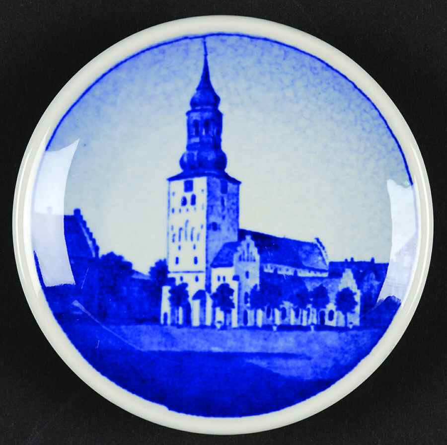 Danish & Nordic Plaquettes-2010 Series Budolfi Kirke,  Aalborg - No Box by Royal Copenhagen-1