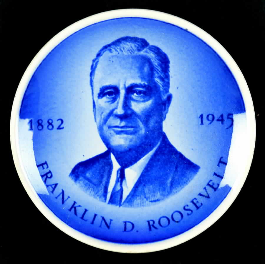 American Presidents Plaquettes Franklin D. Roosevelt - Boxed by Royal Copenhagen-1