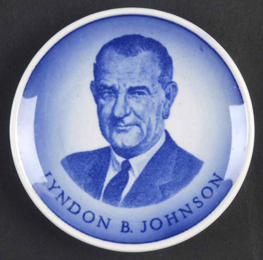 American Presidents Plaquettes Lyndon B Johnson - No Box by Royal Copenhagen-1
