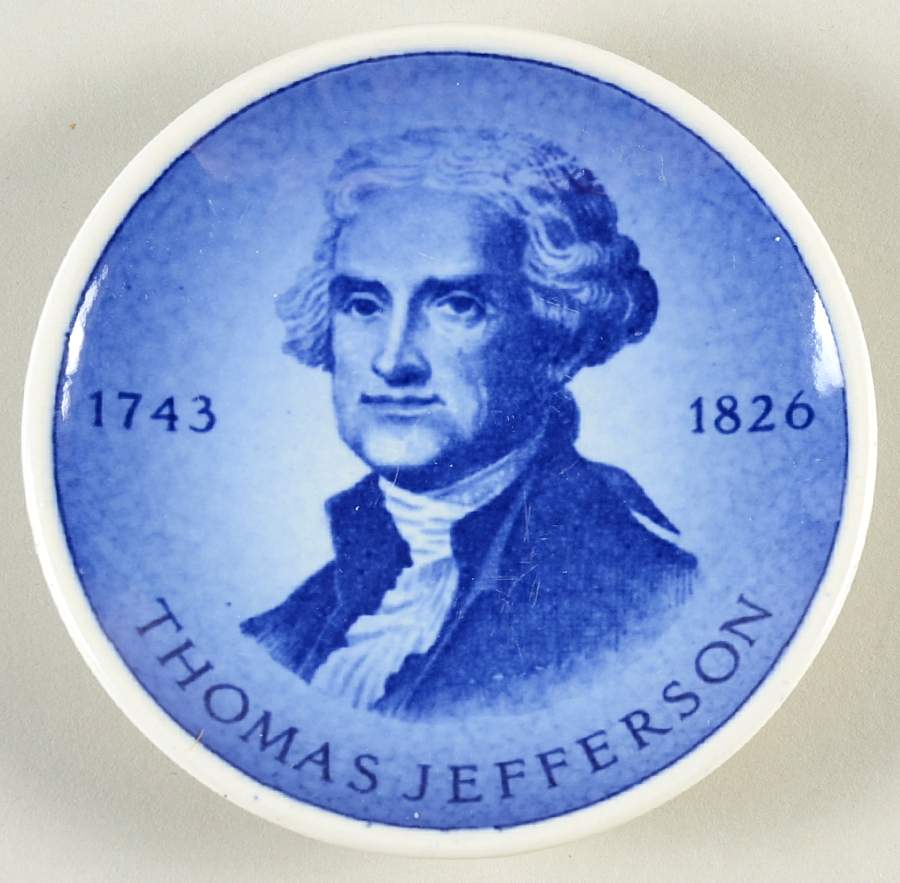American Presidents Plaquettes Thomas Jefferson - No Box by Royal Copenhagen-1