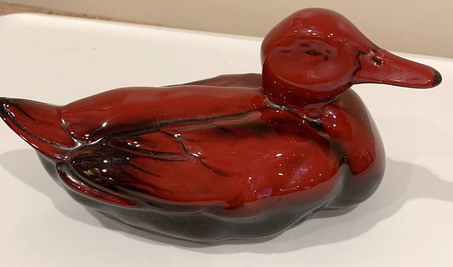 Flambe Drake-Resting - No Box by Royal Doulton-1