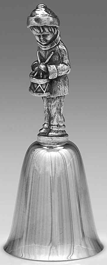 Yuletide Christmas Bell-Silverplate Drummer Boy - Boxed by Reed & Barton-1