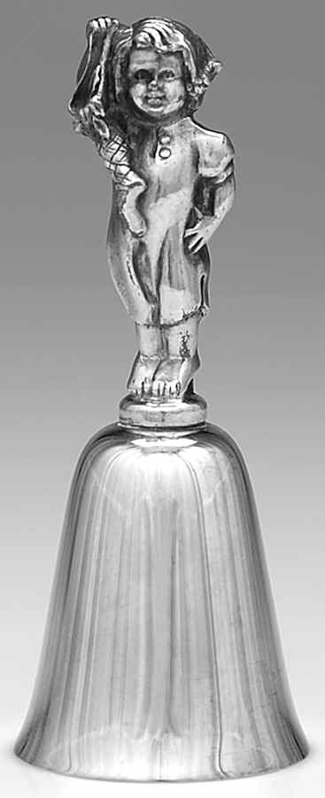 Yuletide Christmas Bell-Silverplate Night Before Christmas - No Box by Reed & Barton-1