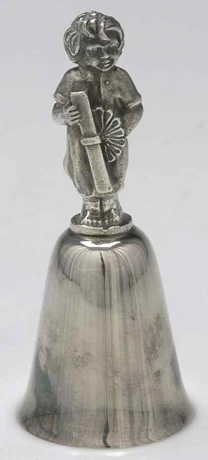 Yuletide Christmas Bell-Silverplate Christmas Morning - Boxed by Reed & Barton-1