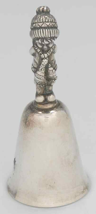 Yuletide Christmas Bell-Silverplate A Special Gift - Boxed by Reed & Barton-1