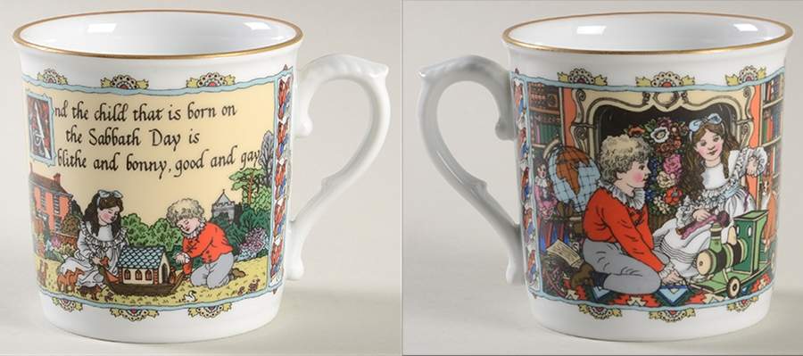 Birthday-Mugs Sunday - No Box by Royal Worcester-1