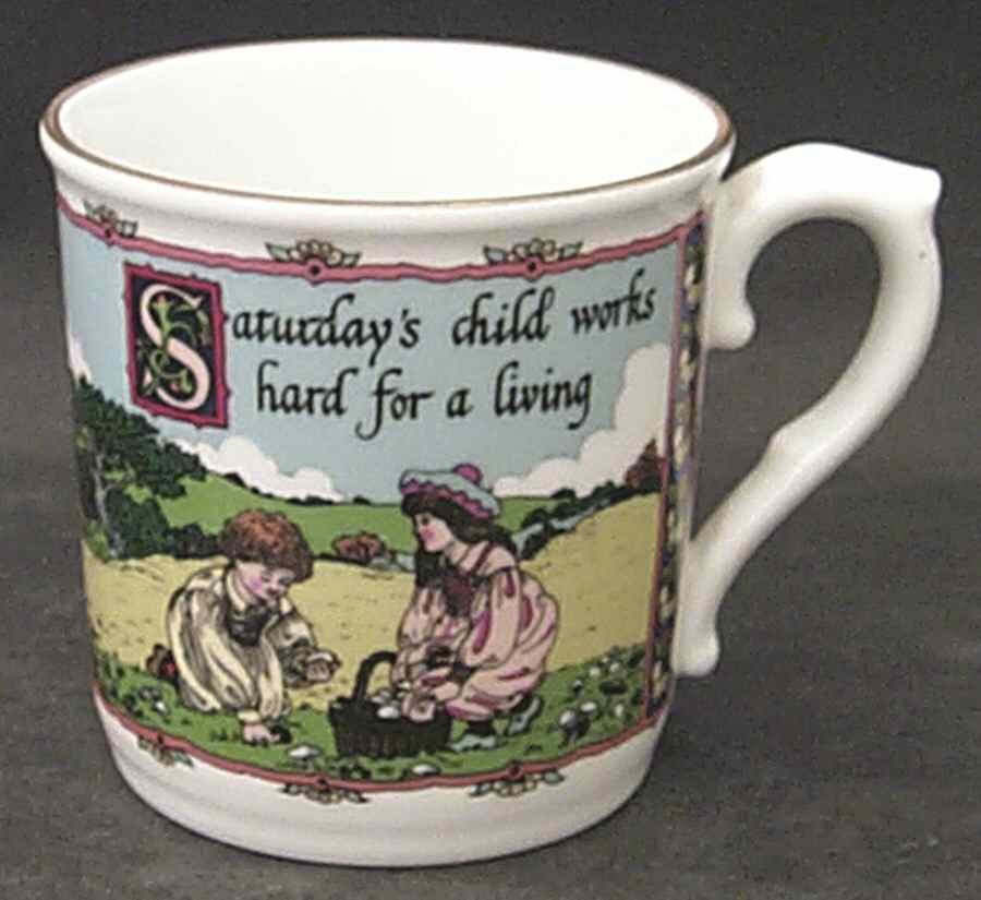 Birthday-Mugs Saturday - No Box by Royal Worcester-1