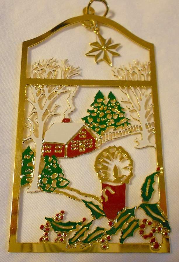 Colors of Christmas Winter Scenes - With Box by Reed & Barton-1