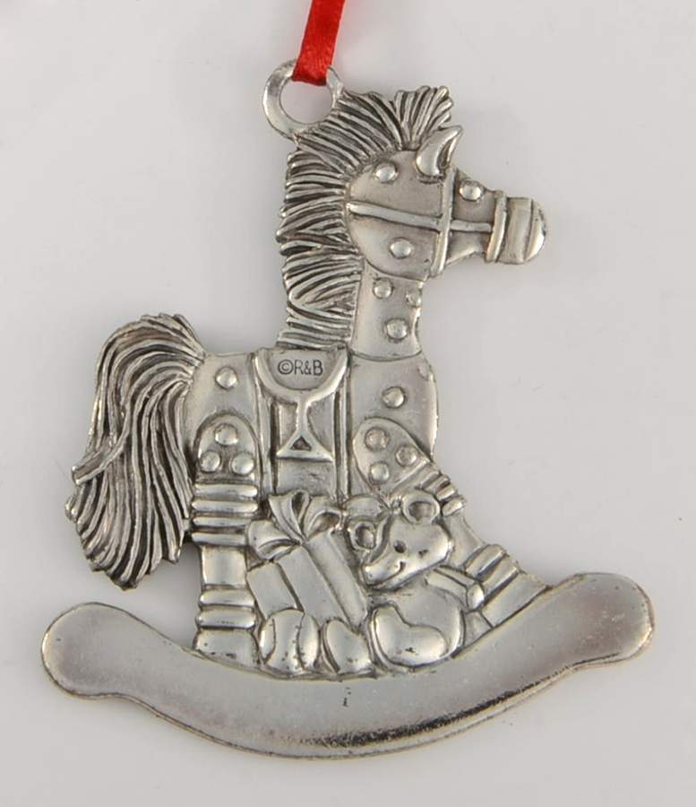 Charms of Christmas Rocking Horse - With Box by Reed & Barton-1