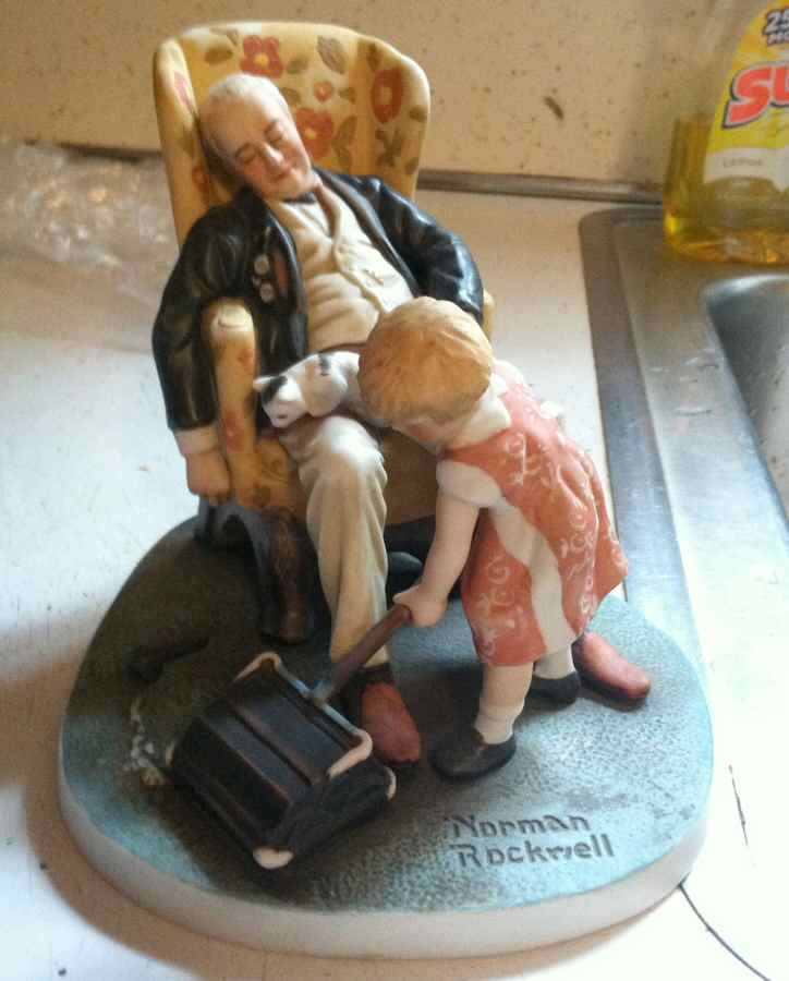 Norman Rockwell- Single Issue Grandpa's Guardian - No Box by River Shore-1