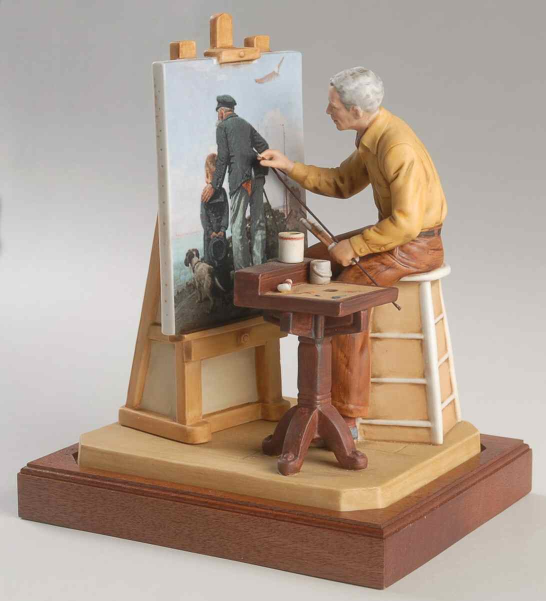 Rockwell Commemorative Figurines Outward Bound - Boxed by Rockwell Museum-1