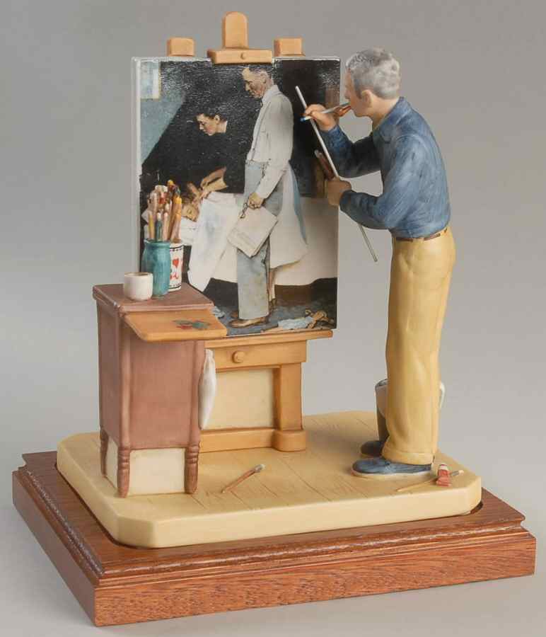 Rockwell Commemorative Figurines Norman Rockwell- America's Artist - No Box by Rockwell Museum-1
