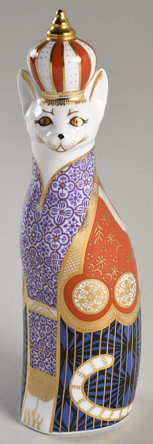 Royal Cats Abyssinian Cat - No Box by Royal Crown Derby-1
