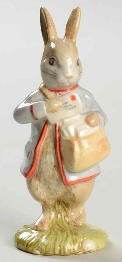 Beatrix Potter Backstamp 10 Peter With Postbag - No Box by Royal Doulton-1