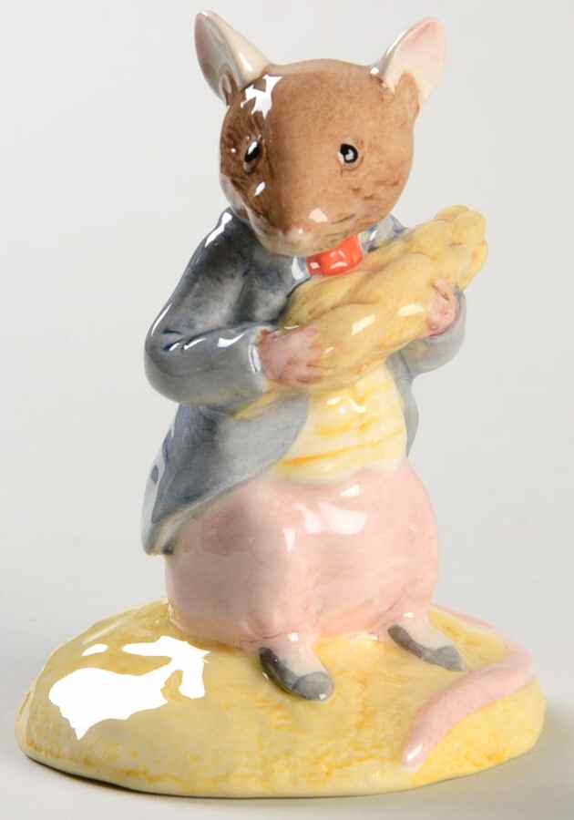 Beatrix Potter Backstamp 10 Johnny Town-Mouse Eating Corn - Boxed by Royal Doulton-1