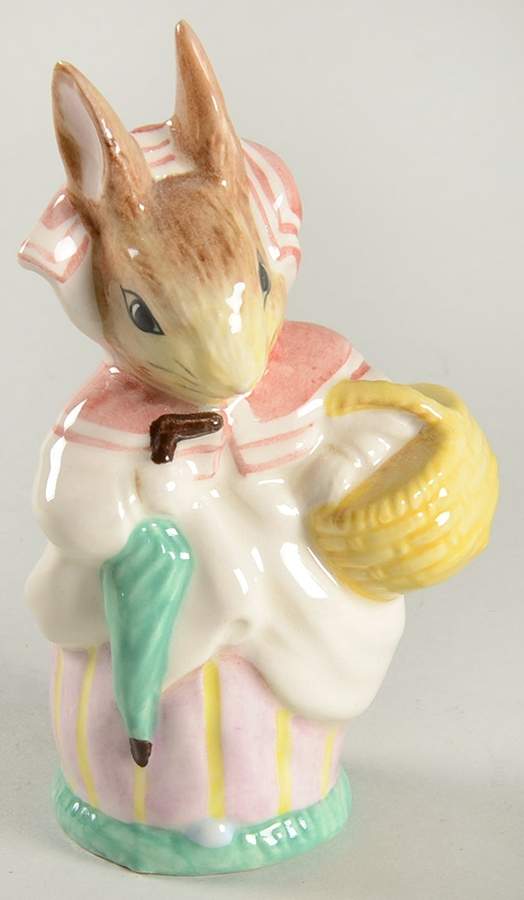 Beatrix Potter Backstamp 10 Mrs Rabbit - No Box by Royal Doulton-1