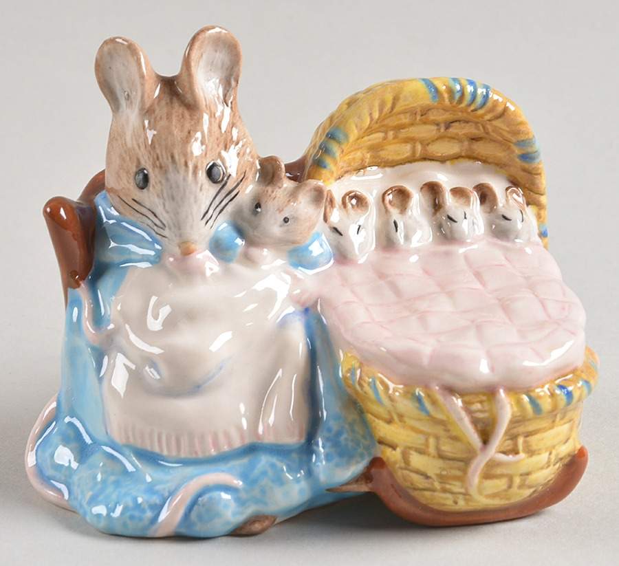 Beatrix Potter Backstamp 10 Hunca Munca - Boxed by Royal Doulton-1