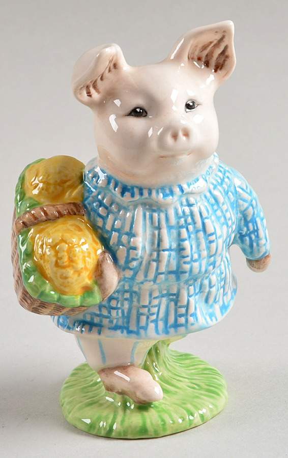 Beatrix Potter Backstamp 10 Little Pig Robinson - Boxed by Royal Doulton-1