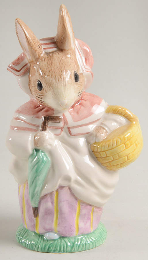 Beatrix Potter Backstamp 6 Mrs Rabbit-Large Size - No Box by Royal Doulton-1