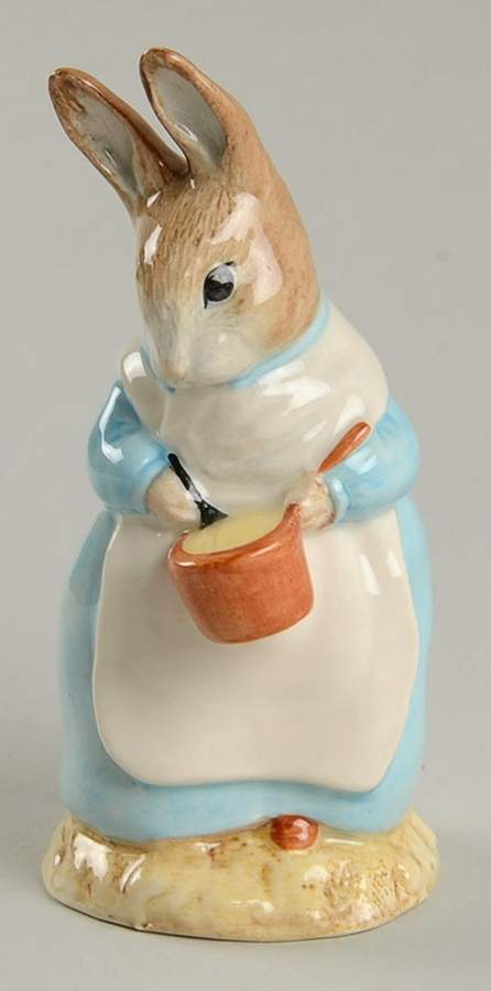 Beatrix Potter Backstamp 6 Mrs Rabbit Cooking - Boxed by Royal Doulton-1