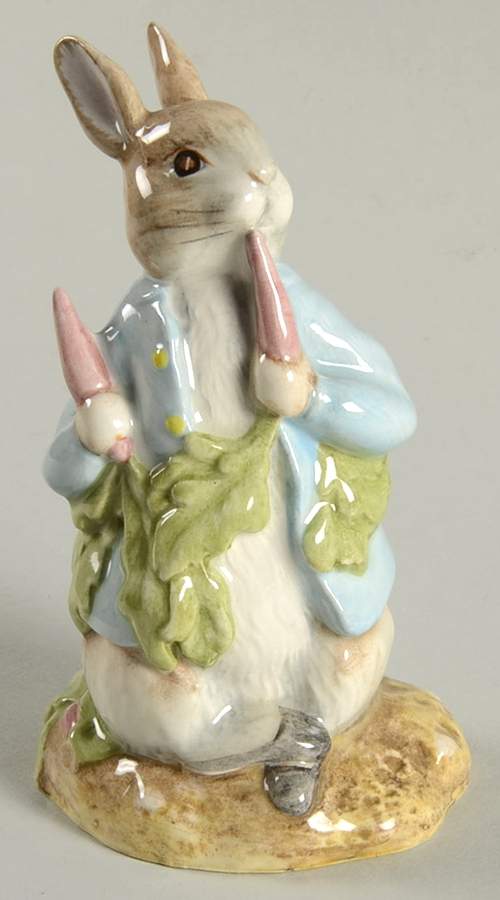 Beatrix Potter Backstamp 6 Peter Ate A Radish - Boxed by Royal Doulton-1
