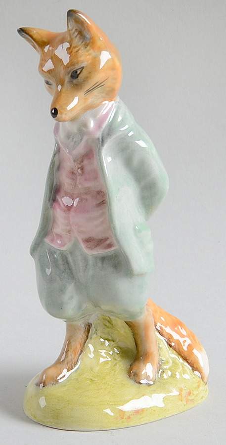 Beatrix Potter Backstamp 6 Foxy Wiskered Gentleman-1ver. - Boxed by Royal Doulton-1